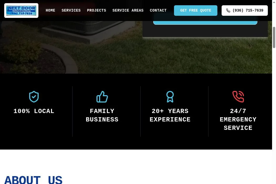 Next Door Heating & Air Conditioning cover