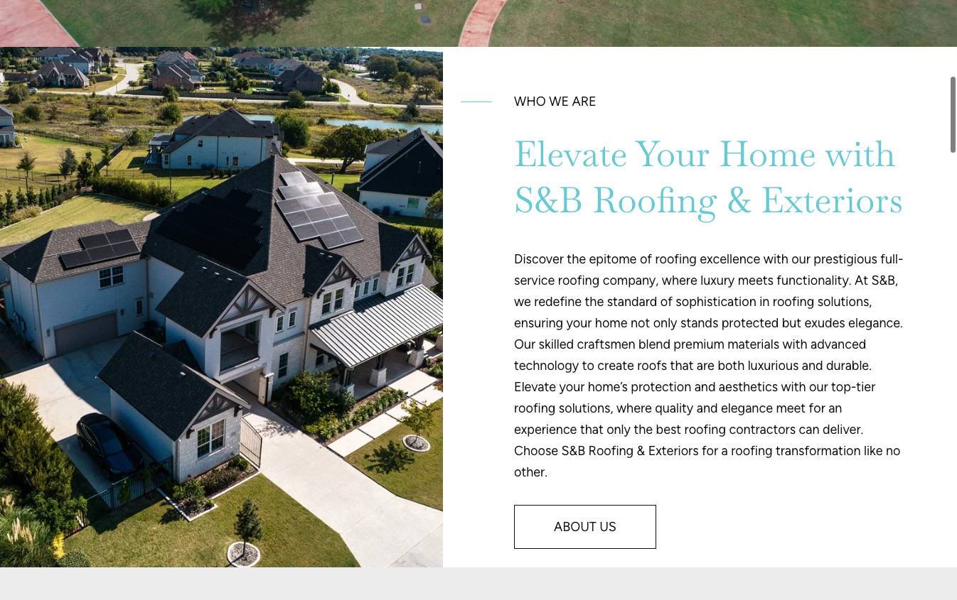 S&B Roofing & Exteriors cover