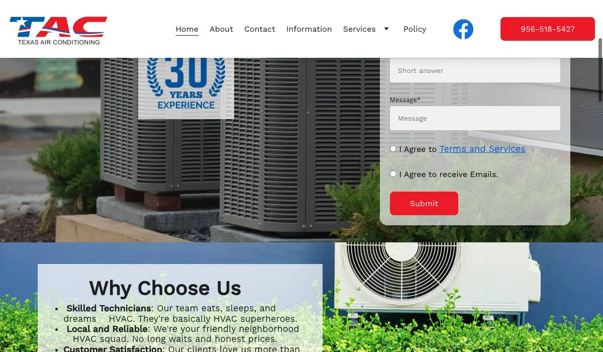 Texas Air Conditioning cover