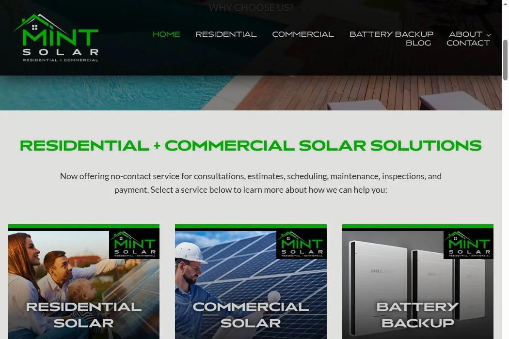 MINT Solar cover