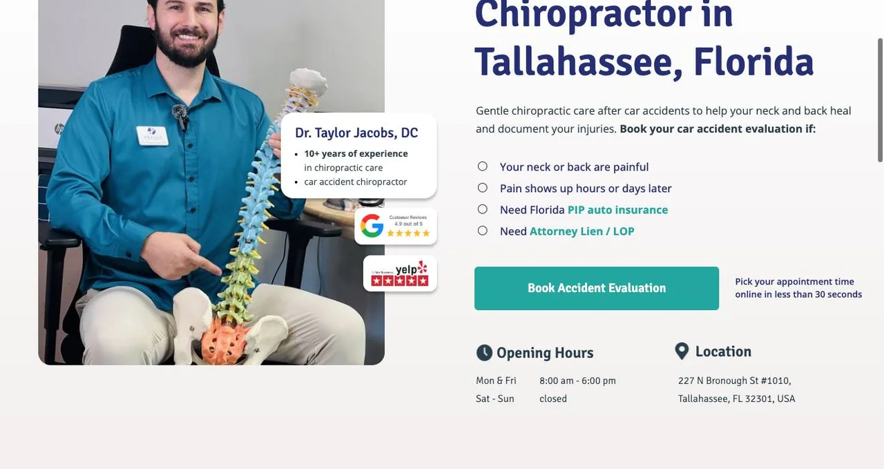 Pragle Chiropractic Accident & Injury Clinic cover