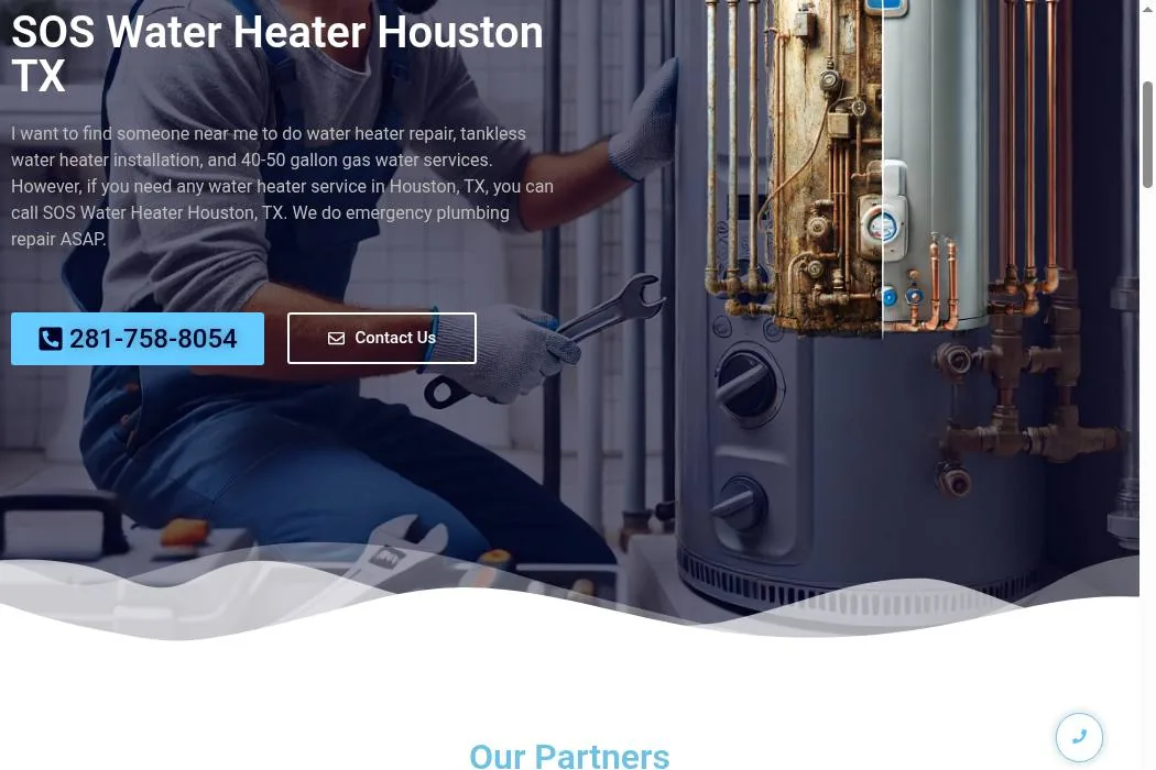 SOS Water Heater Houston, TX cover