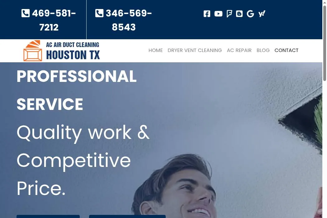 AC Air Duct Cleaning Houston TX cover