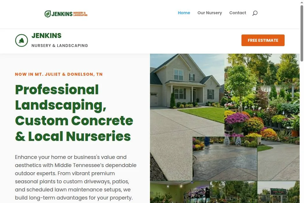 Jenkins Nursery & Landscaping cover
