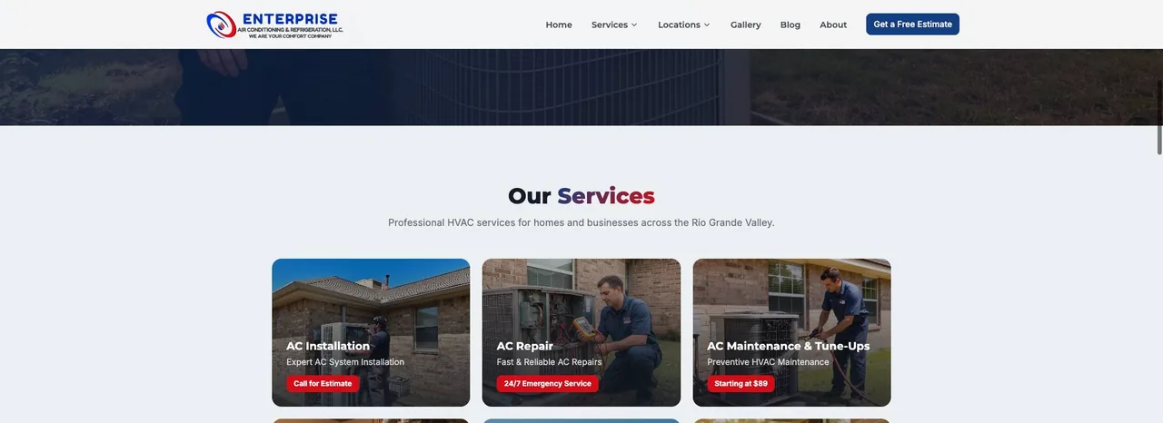 Enterprise Air Conditioning & Refrigeration, LLC cover