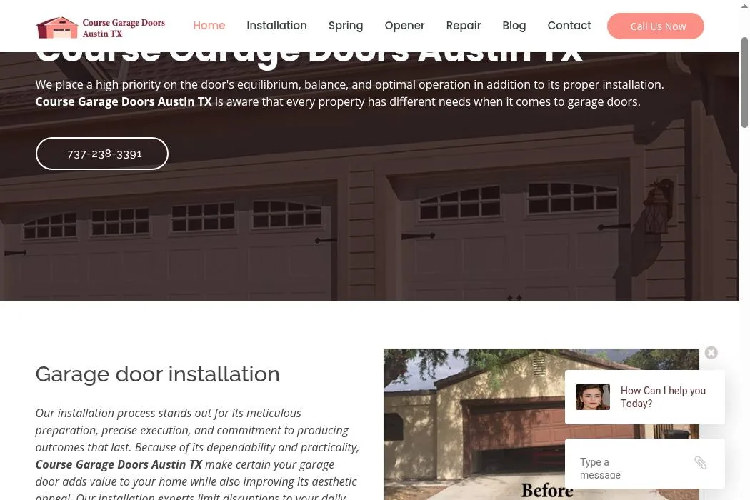 Course Garage Doors Austin TX cover