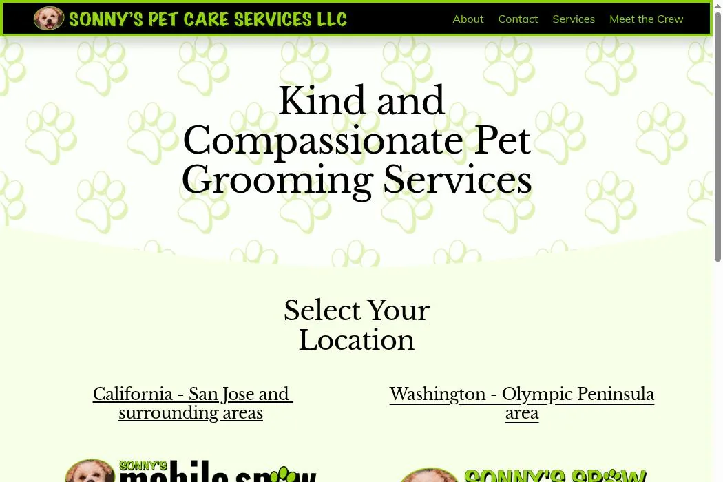 Sonny's Pet Care Services LLC cover