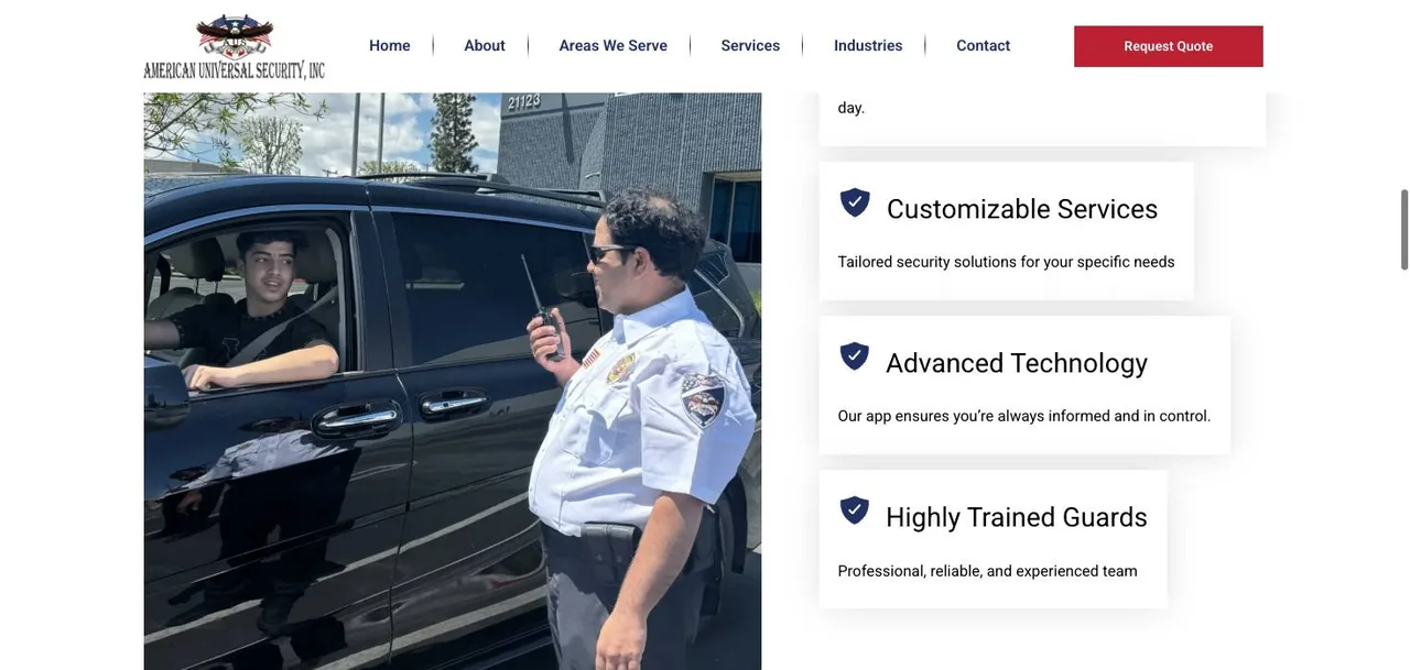American Universal Security Guards, Inc. cover