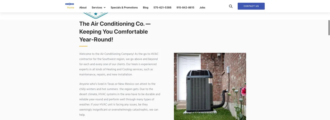 The Air Conditioning Company, LLC cover