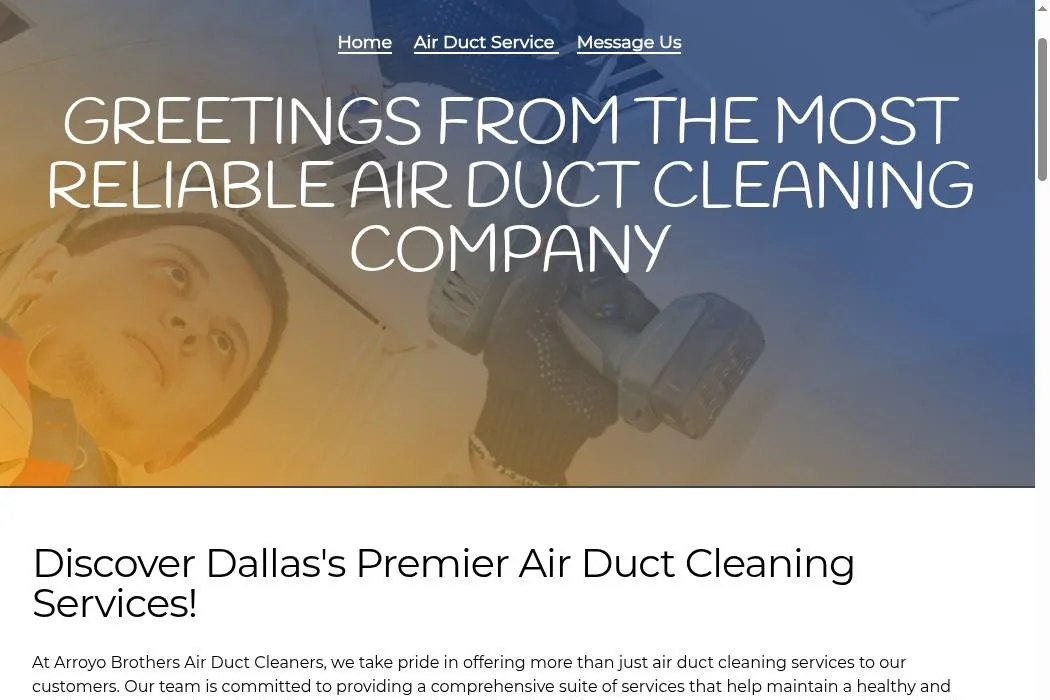 Arroyo Brothers Air Duct Cleaners cover