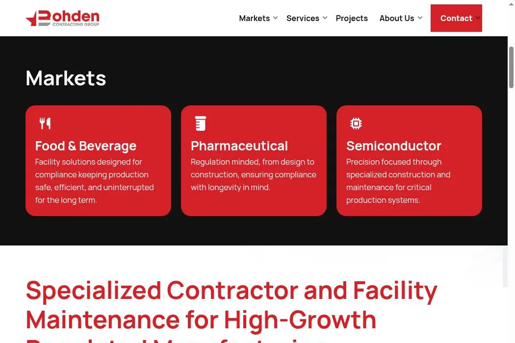 Bohden Contracting Group cover