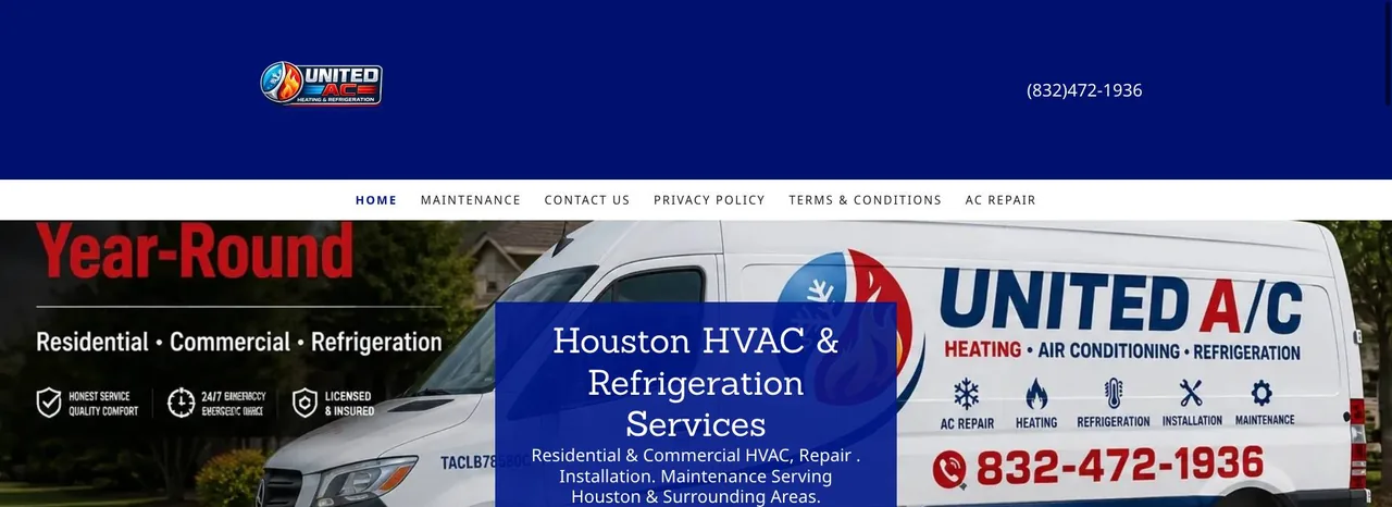 United A/C - Heating cover