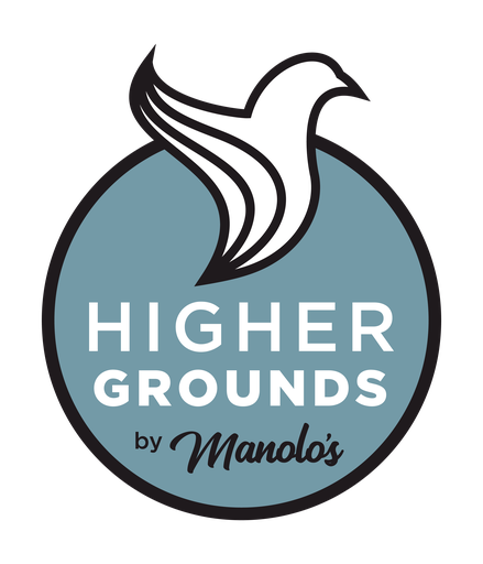 Higher Grounds Café by Manolo’s Bakery logo