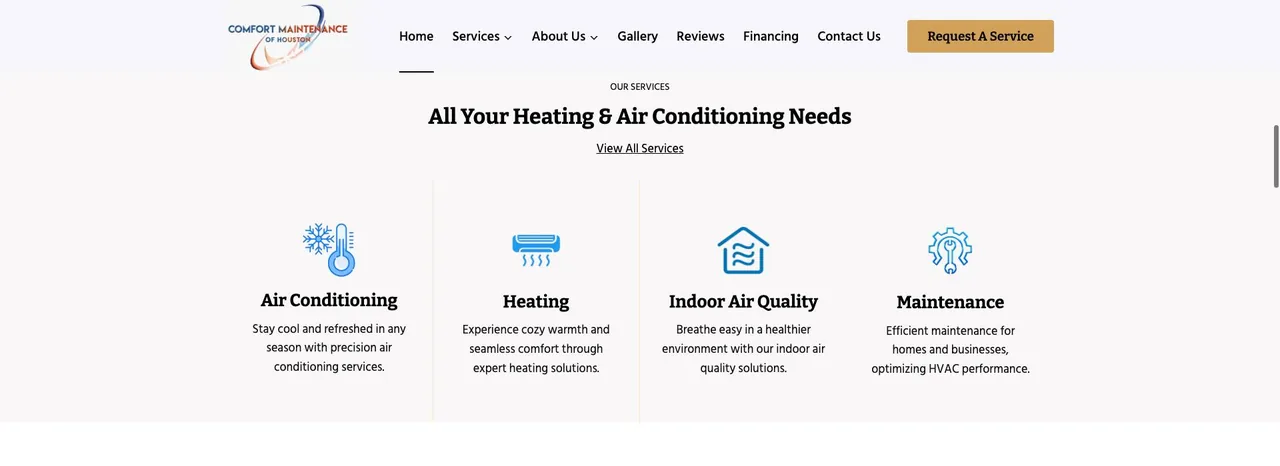 Comfort Maintenance of Houston LLC cover