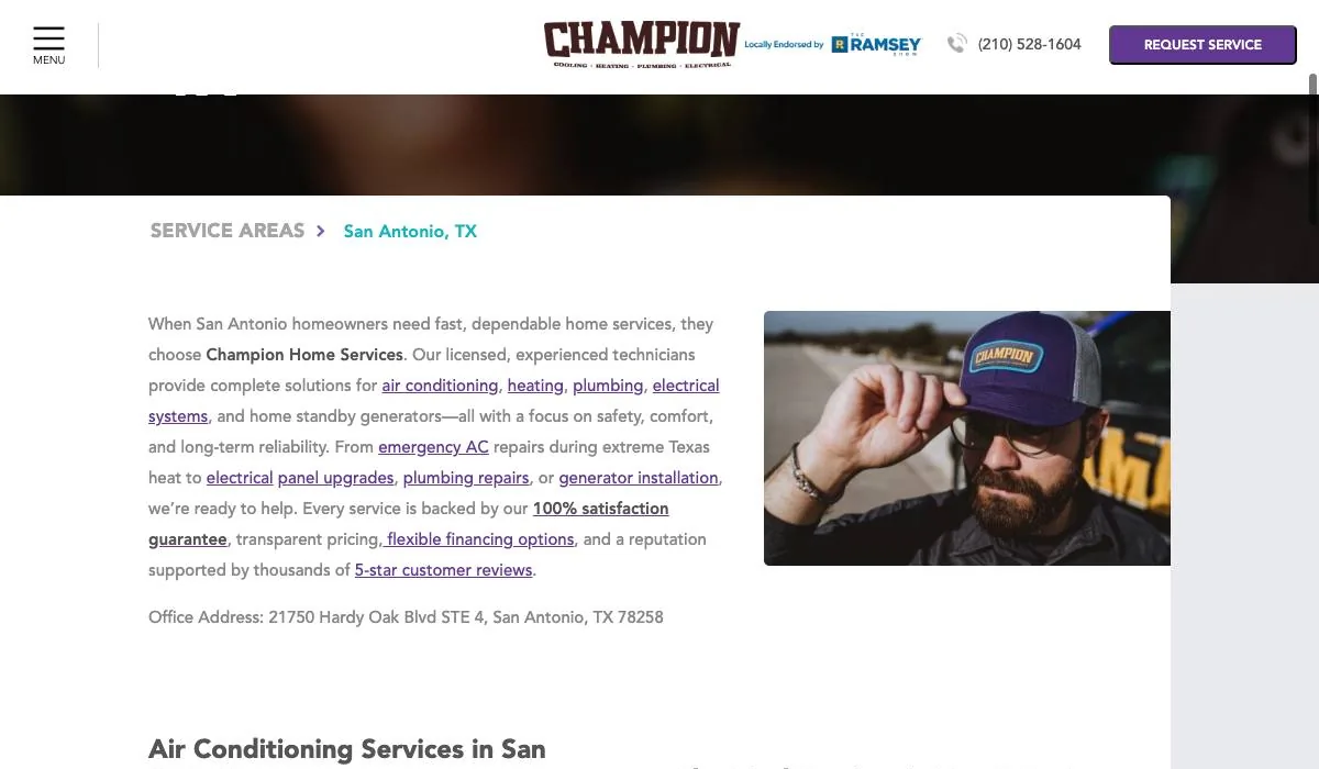 Champion Home Services cover