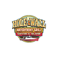 Hole in the Wall Waterfront Grill logo