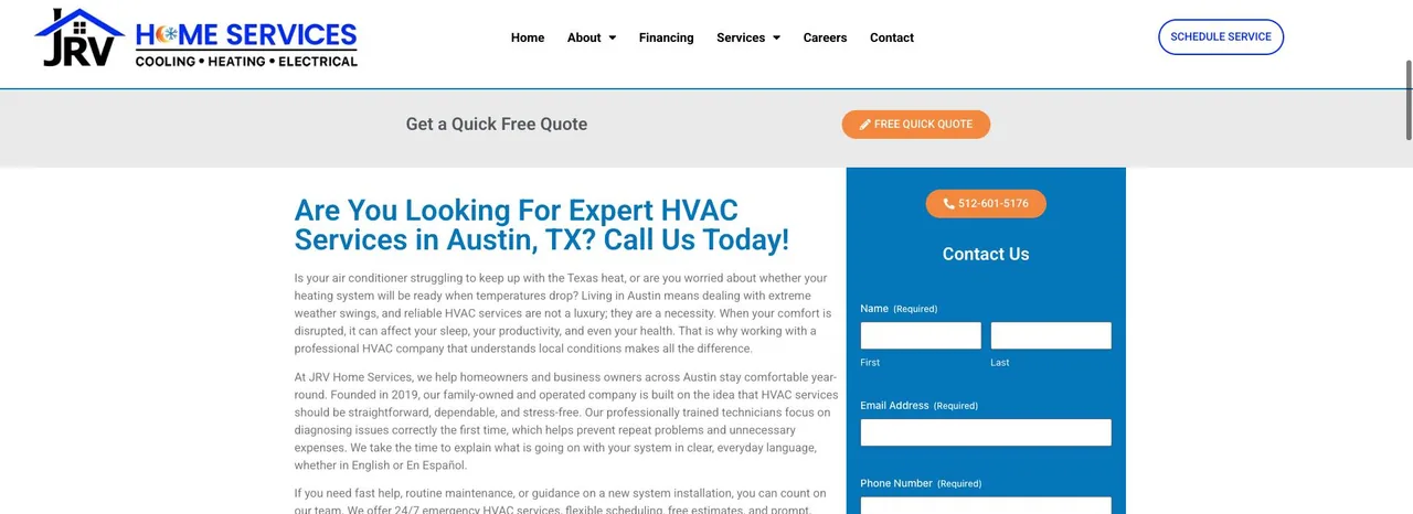 JRV Home Services cover