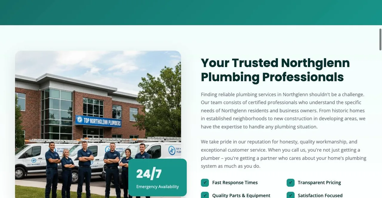 Top Northglenn Plumbers cover