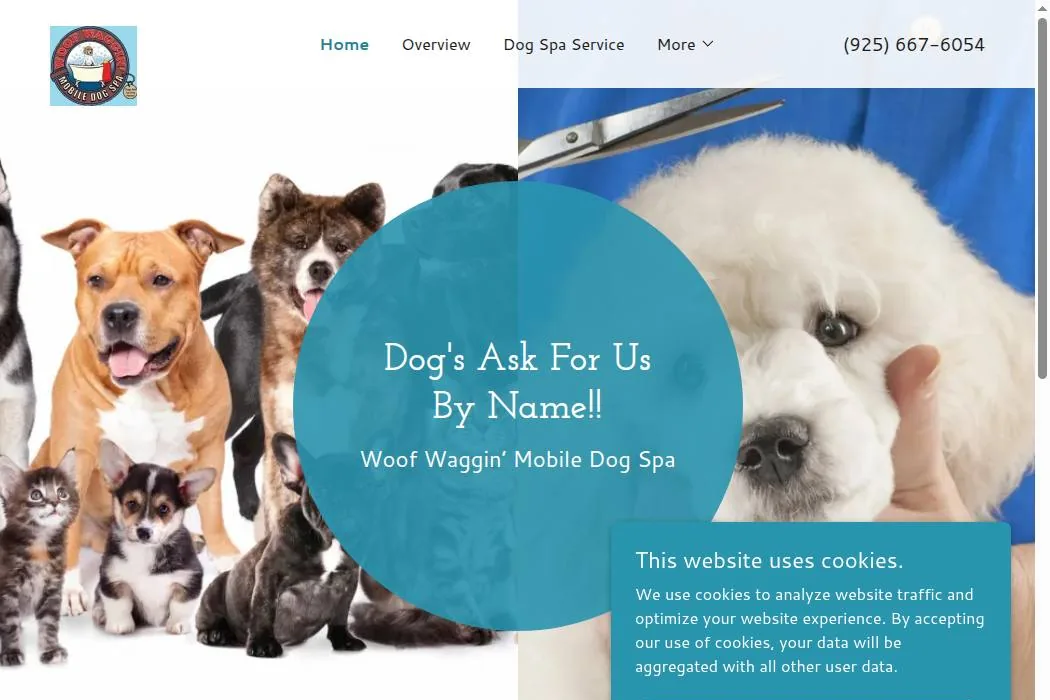 Woof Waggin' Mobile Dog Spa cover