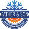 Father and Son Air Conditioning and Duct logo