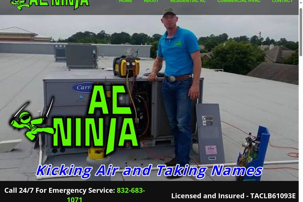 AC Ninja Air Conditioning and Heating cover