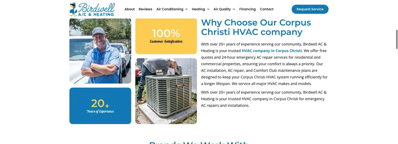 Birdwell AC & Heating cover