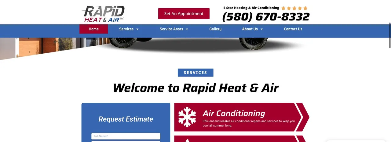 Rapid Heat & Air cover