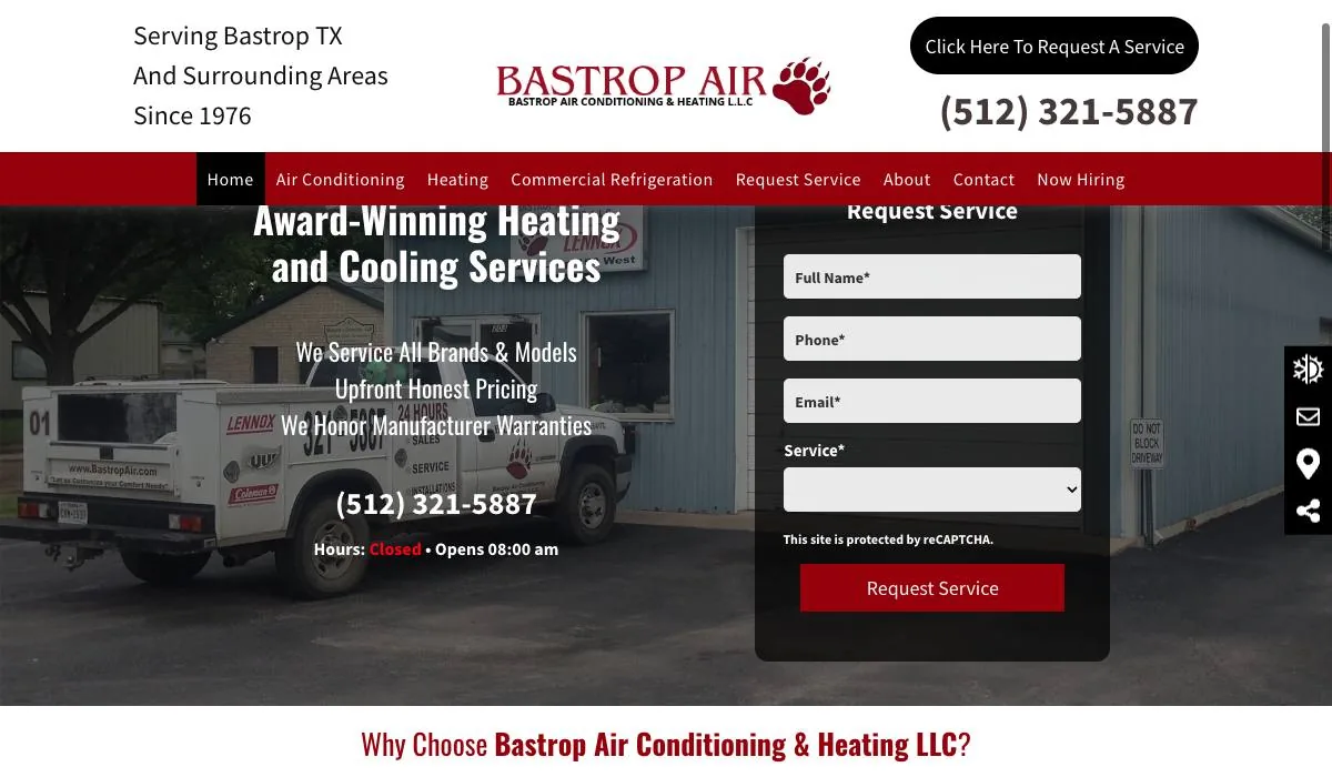 Bastrop Air Conditioning & Heating LLC cover