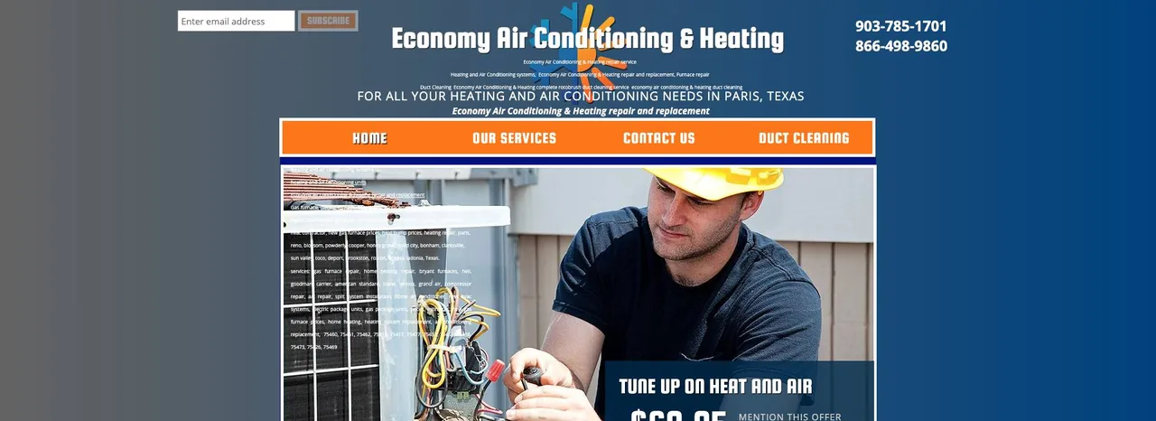 Economy Air Conditioning & Heating cover