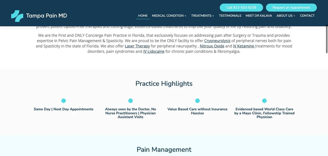 Tampa Pain MD cover