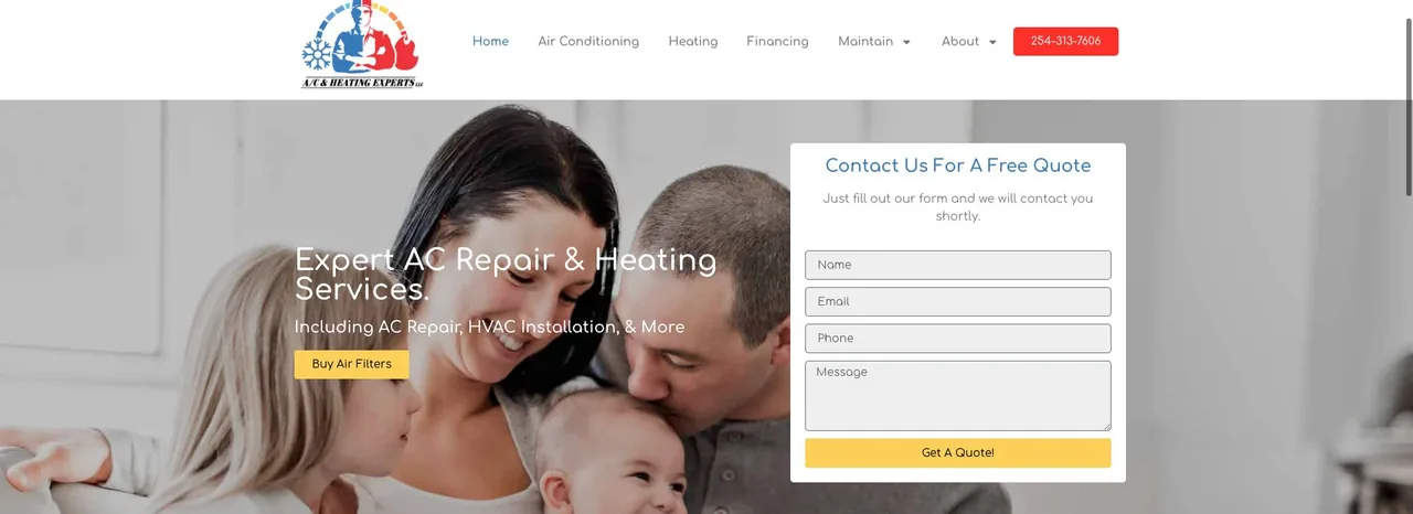 A/C & Heating Experts cover