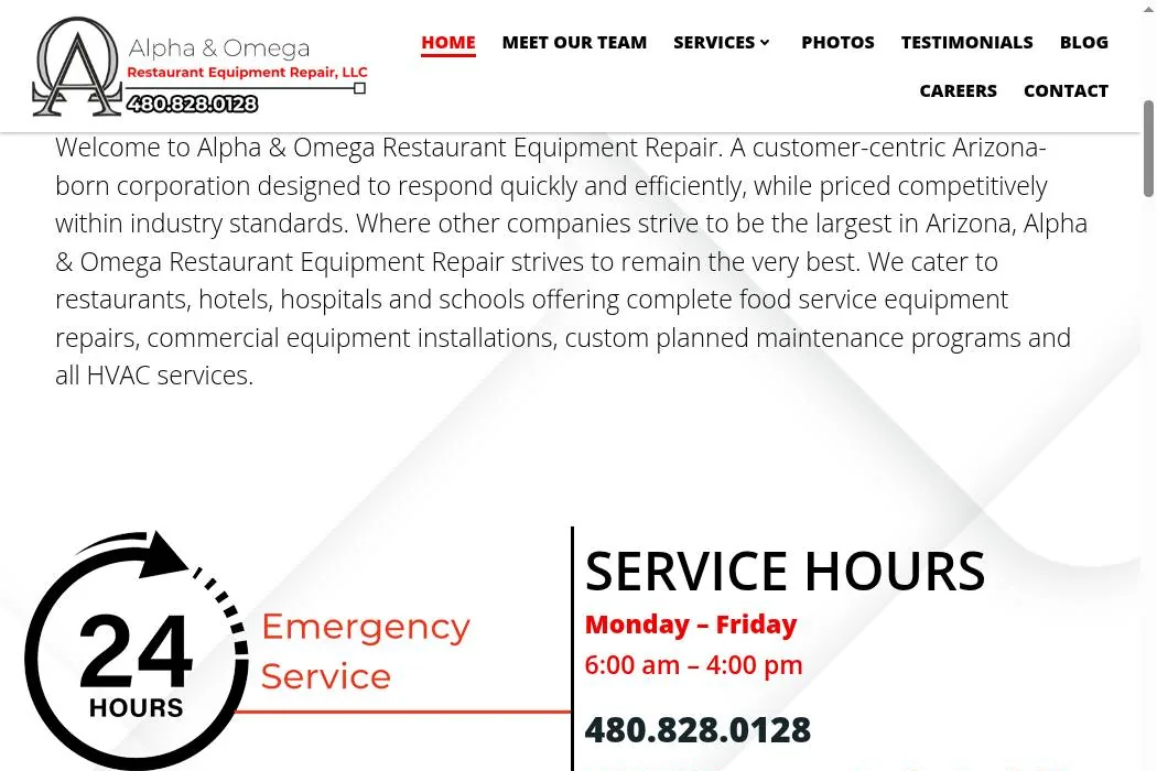 Alpha & Omega Restaurant Equipment Repair cover