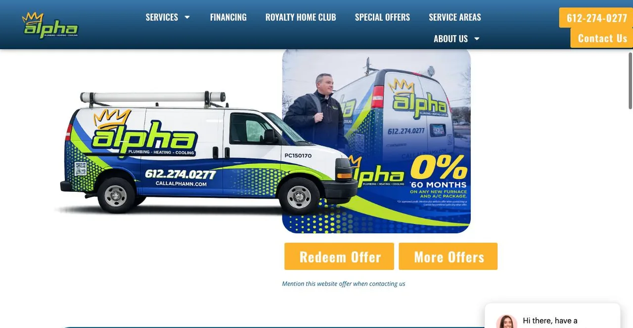 Alpha Plumbing, Heating & Cooling cover