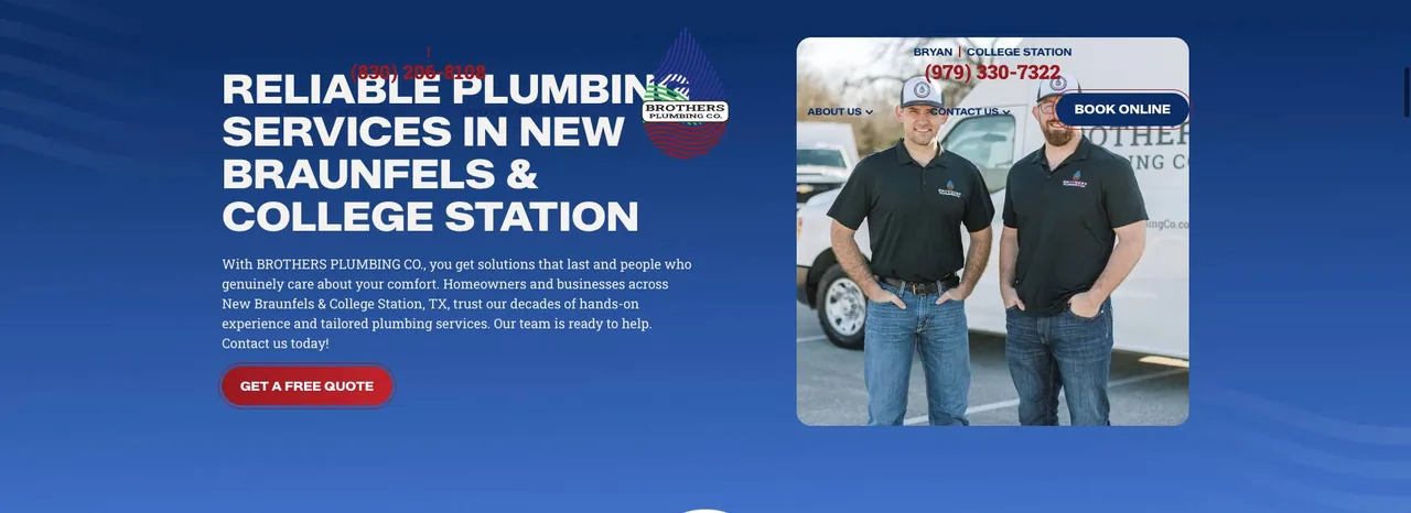 BROTHERS PLUMBING CO. cover