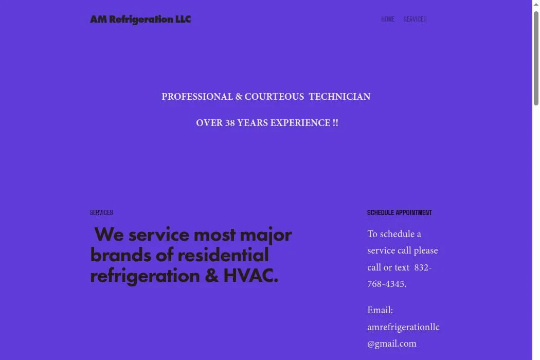 AM Refrigeration LLC cover