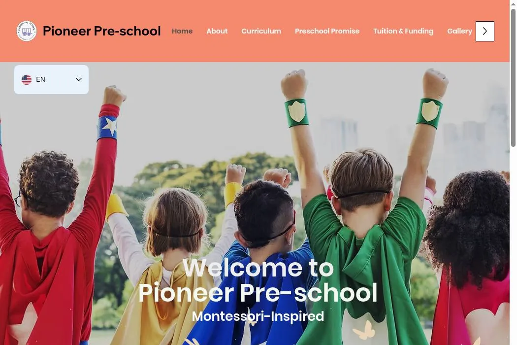 Pioneer Pre-school cover