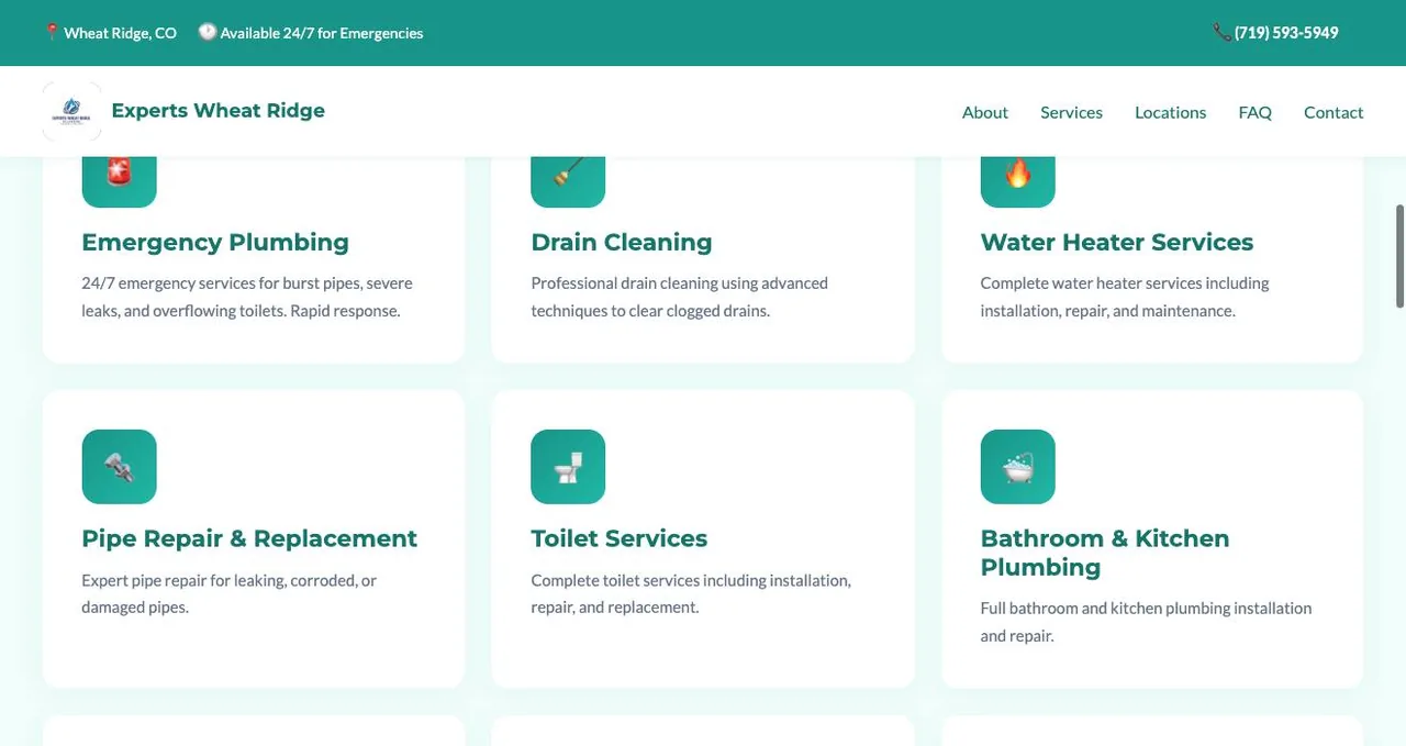Experts Wheat Ridge Plumbers cover