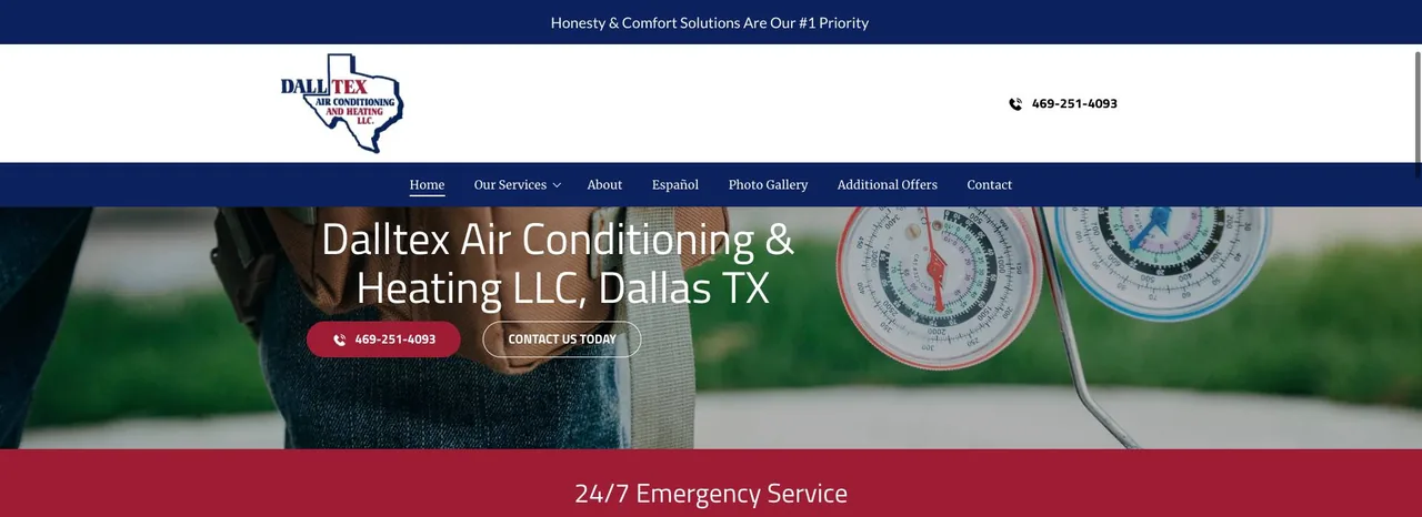 Dalltex Air Conditioning & Heating, LLC cover