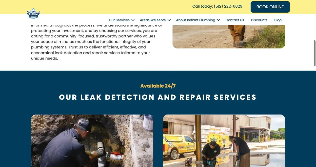 Reliant Plumbing cover
