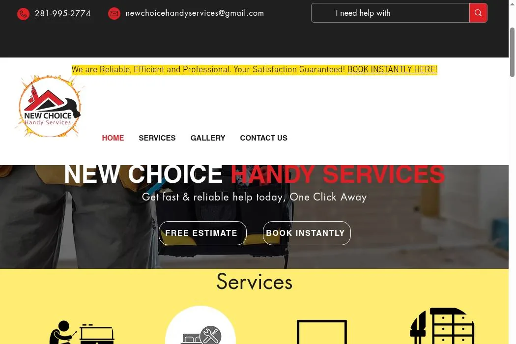 NEW CHOICE HANDY SERVICES cover