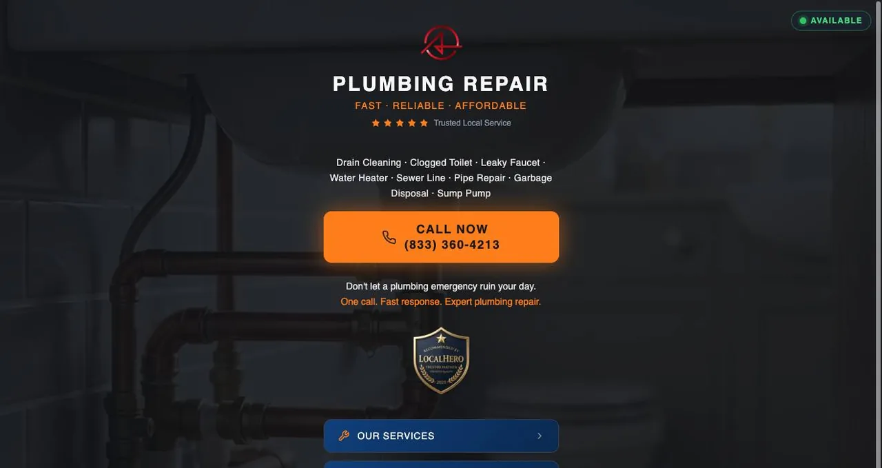 PLUMBING REPAIR cover