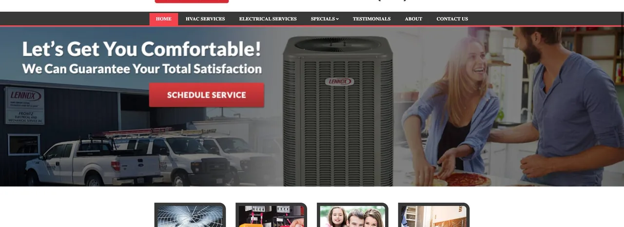 Frontz Electrical Mechanical Service, Inc. cover