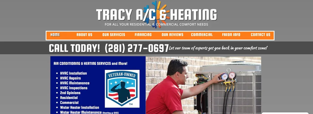 Tracy A/C & Heating cover