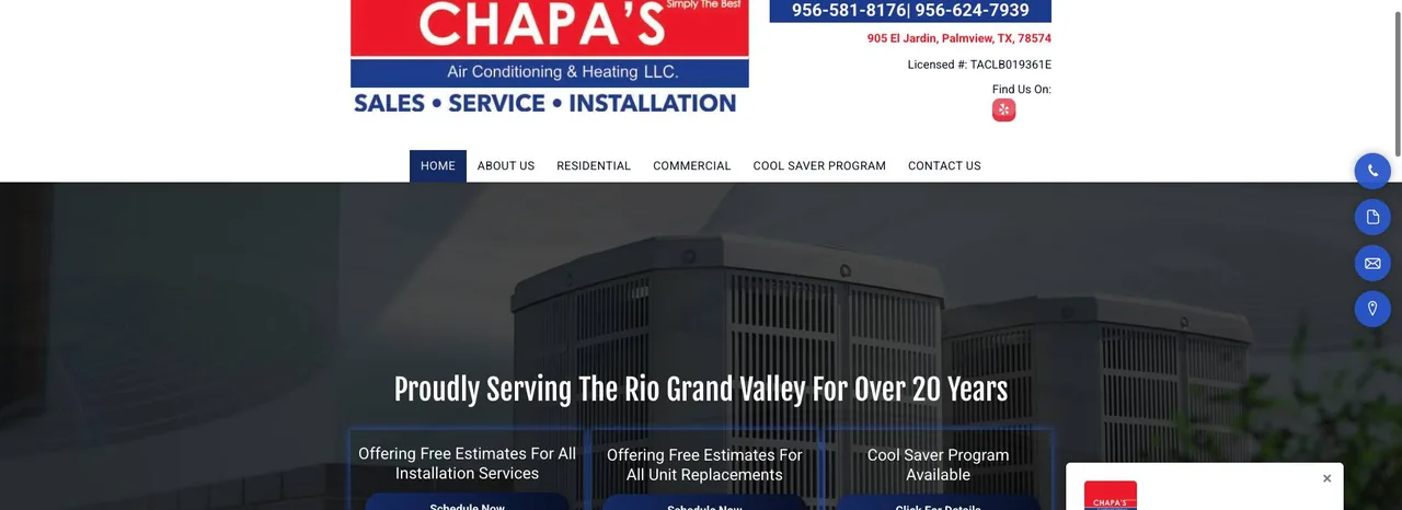 Chapa's Air Conditioning and Heating LLC cover