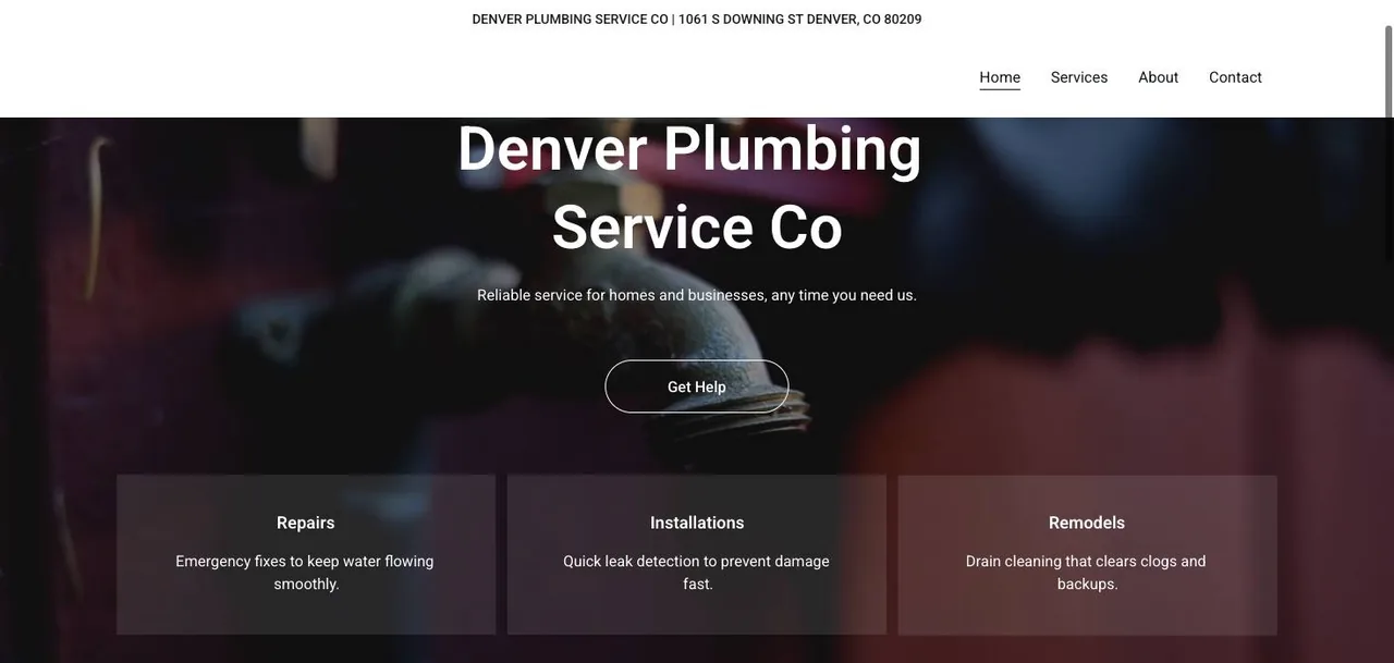 Denver Plumbing Service Co cover