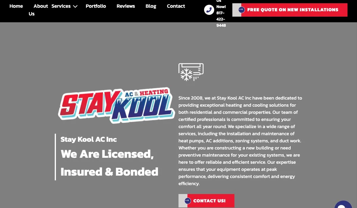 Stay Kool AC Inc cover