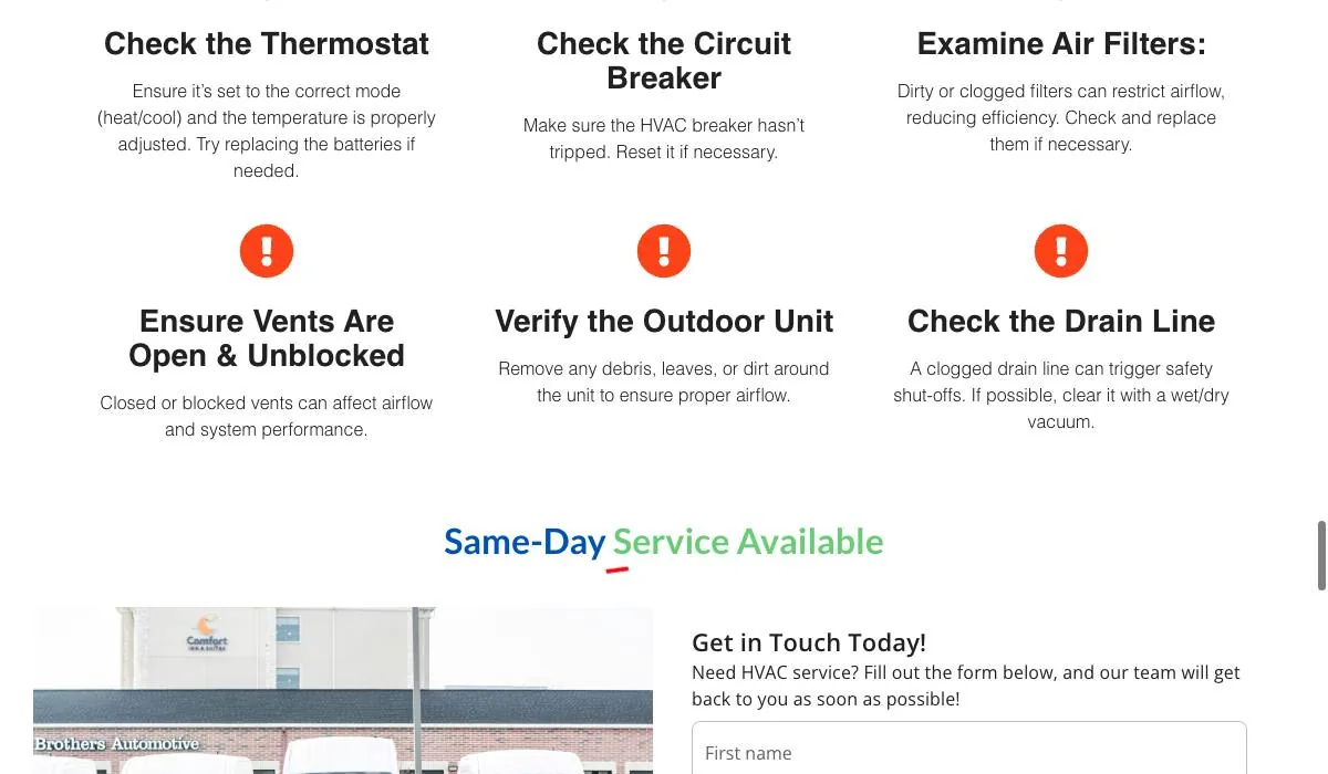 Frontline AC & Heating LLC cover