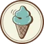 Flava's Ice Cream Southport, NC logo