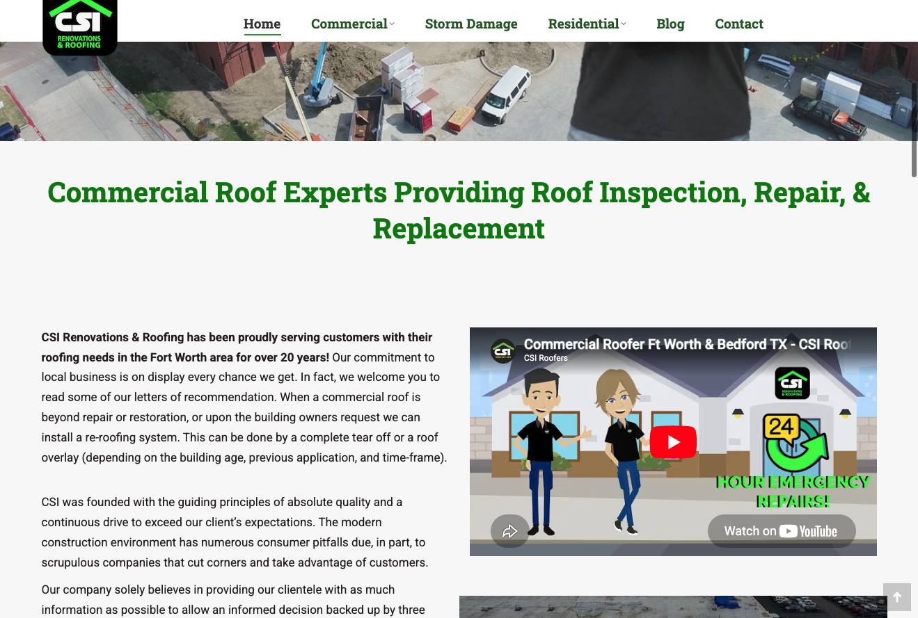 CSI Renovations & Roofing cover