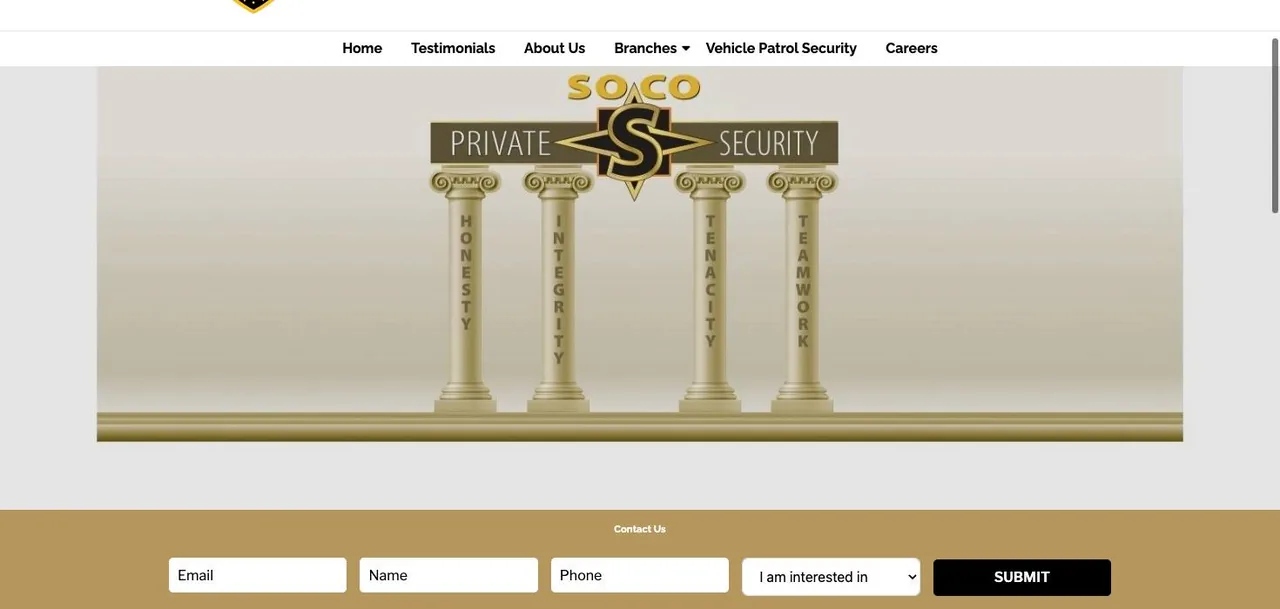 SOCO PRIVATE SECURITY cover